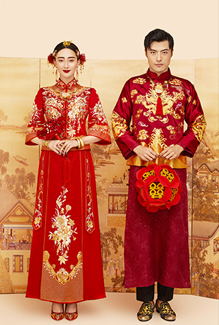 中式婚纱照