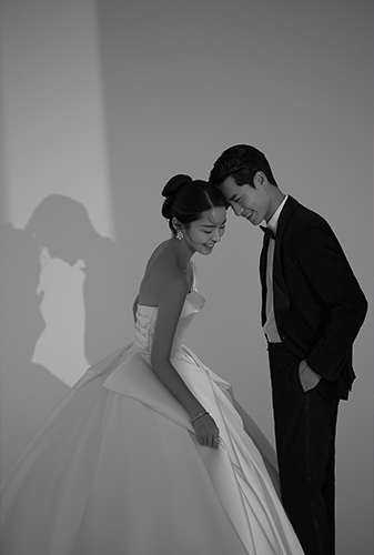 室内光影婚纱照