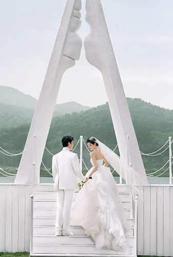 金海湖婚纱照