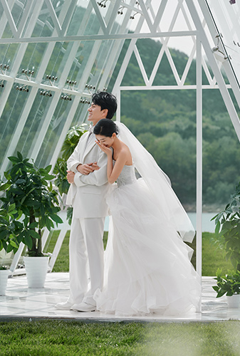 金海湖婚纱照