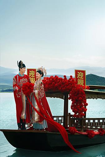 金海湖婚纱照